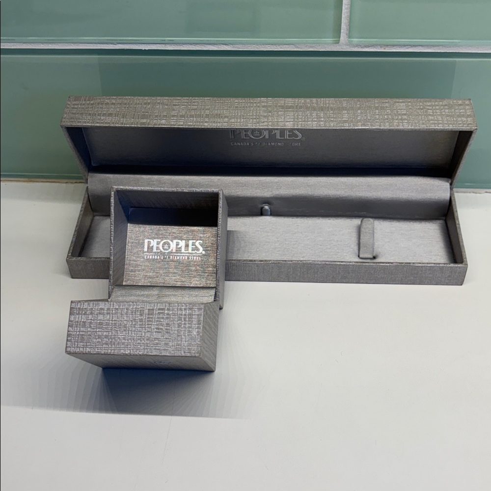 Silver Jewelry Gift Box Set